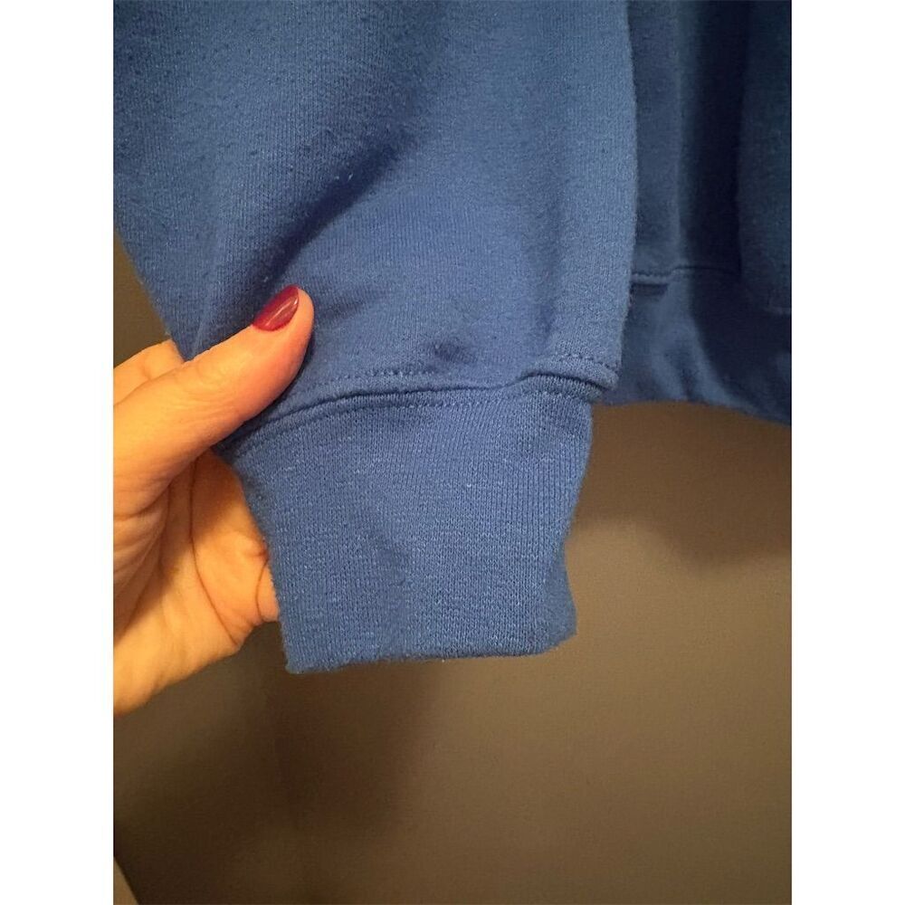 Rudolph Men's Blue "Beast Mode" Graphic Holiday Sweatshirt Size M - Picture 4 of 7